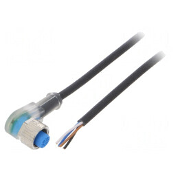 Cablu de conectare M12 4P 2m 4A | Electronic-mag.ro | Componente Electronice