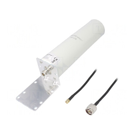 Antenă Albă SMA 50W 600-2700MHz 50Ω 3m 30dBi | Electronic-mag.ro | Componente Electronice