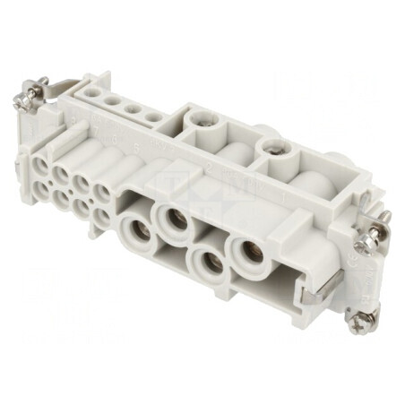Conector HDC Inserturi Contact Mamă 12P 500V | Electronic-mag.ro | Componente Electronice
