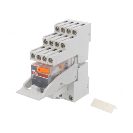 Releu intermediar 4PDT 24VAC pentru șină DIN | Electronic-mag.ro | Componente Electronice