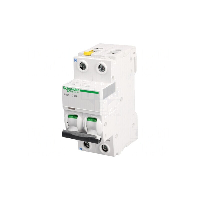 Întrerupător de Supracurent 25A 1P 400VAC 6kA | Electronic-mag.ro | Componente Electronice