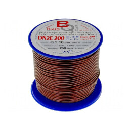 Sârmă bobină dublu emailată 1,1mm - 0,25kg Cu | Electronic-mag.ro | Componente Electronice