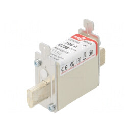 Siguranță NH000 100A 690VAC 440VDC Argintie | Electronic-mag.ro | Componente Electronice