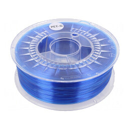 Filament PET-G 1,75mm Albastru Transparent | Electronic-mag.ro | Componente Electronice