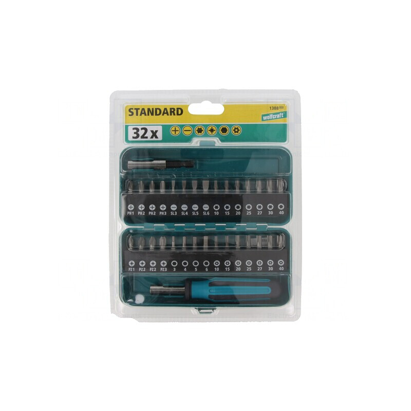 Kit Capete Șurubelniță 1/4 32 Buc. | Electronic-mag.ro | Componente Electronice
