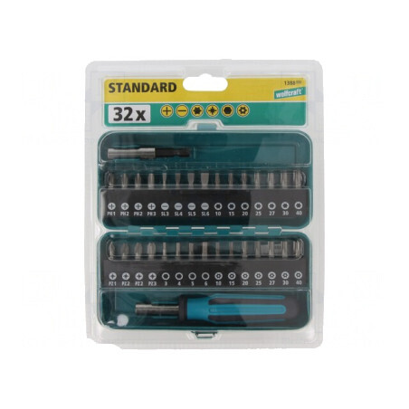 Kit Capete Șurubelniță 1/4 32 Buc. | Electronic-mag.ro | Componente Electronice