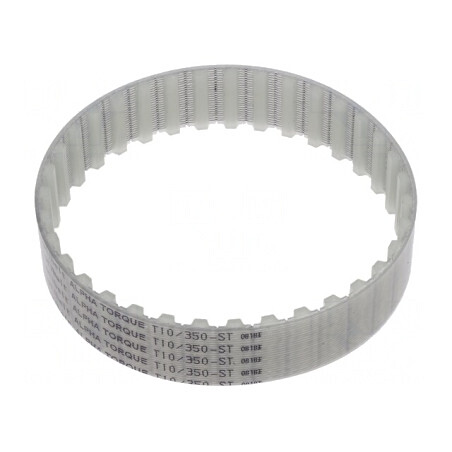 Curea dințată T10 25mm 350mm 35 dinți | Electronic-mag.ro | Componente Electronice