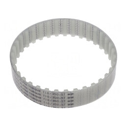 Curea dințată T10 25mm 350mm 35 dinți | Electronic-mag.ro | Componente Electronice