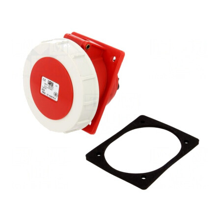 Conector alimentare AC trifazat 32A 400VAC IP67 soclu mamă | Electronic-mag.ro | Componente Electronice