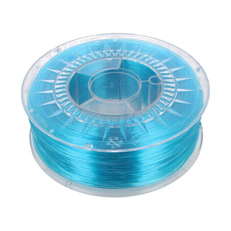Filament PET-G 1.75mm Albastru Transparent 1kg | Electronic-mag.ro | Componente Electronice