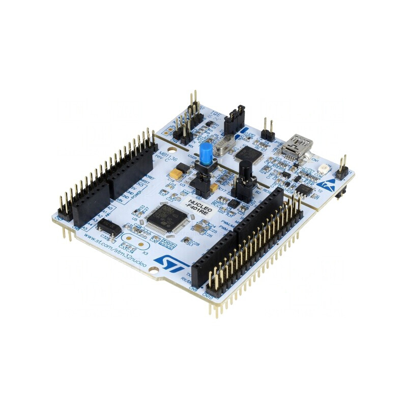 Placă de dezvoltare STM32 NUCLEO-F401RE cu conectori de extensie | Electronic-mag.ro | Componente Electronice