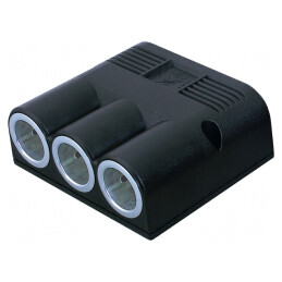 Adaptor Soclu Brichetă Auto 16A x3 | Electronic-mag.ro | Componente Electronice