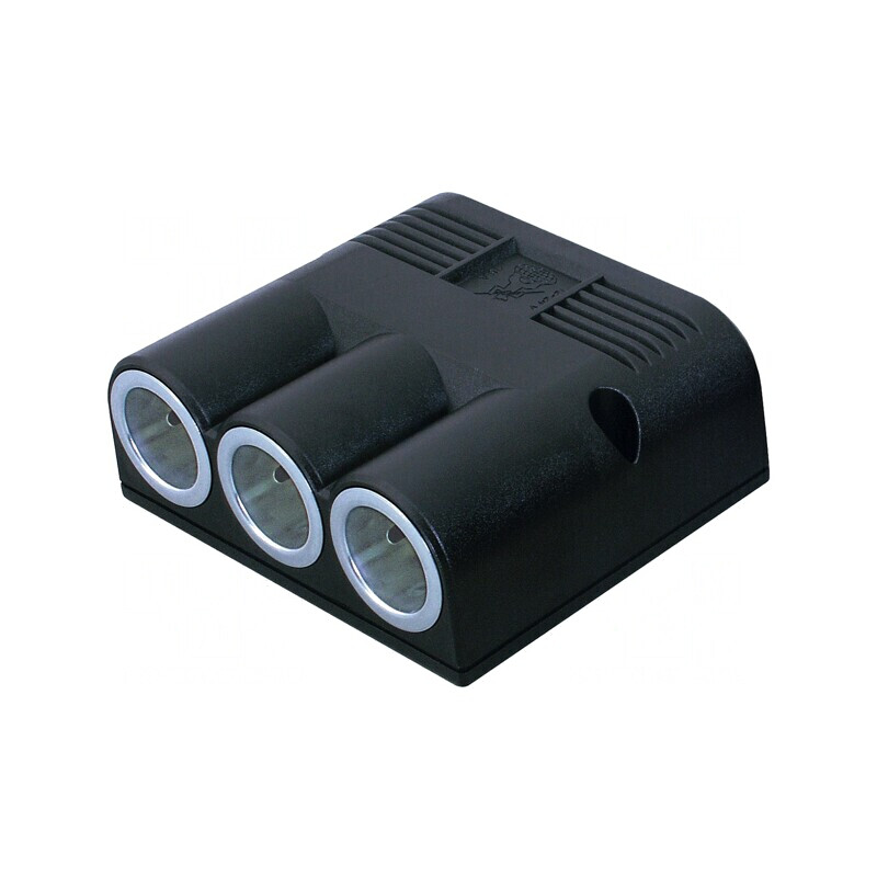 Adaptor Soclu Brichetă Auto 16A x3 | Electronic-mag.ro | Componente Electronice