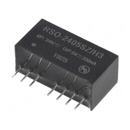 Convertor DC/DC 1W 9-36V la 5V 200mA SIP8 | Electronic-mag.ro | Componente Electronice