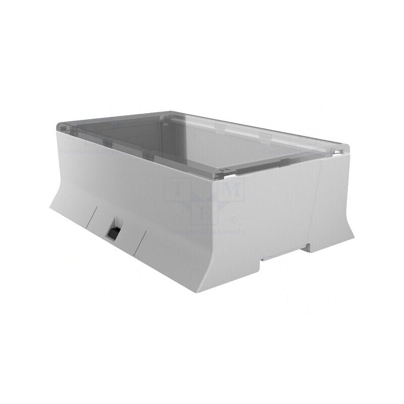 Carcasă ABS Gri pentru Șină DIN 110x156.4x53.3mm | Electronic-mag.ro | Componente Electronice