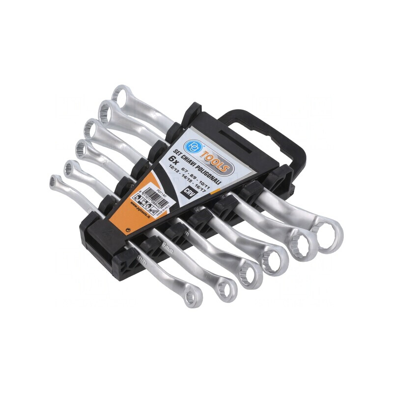 Set Chei Inelare Cotite 6 Buc. Otel Crom-Vanadium | Electronic-mag.ro | Componente Electronice