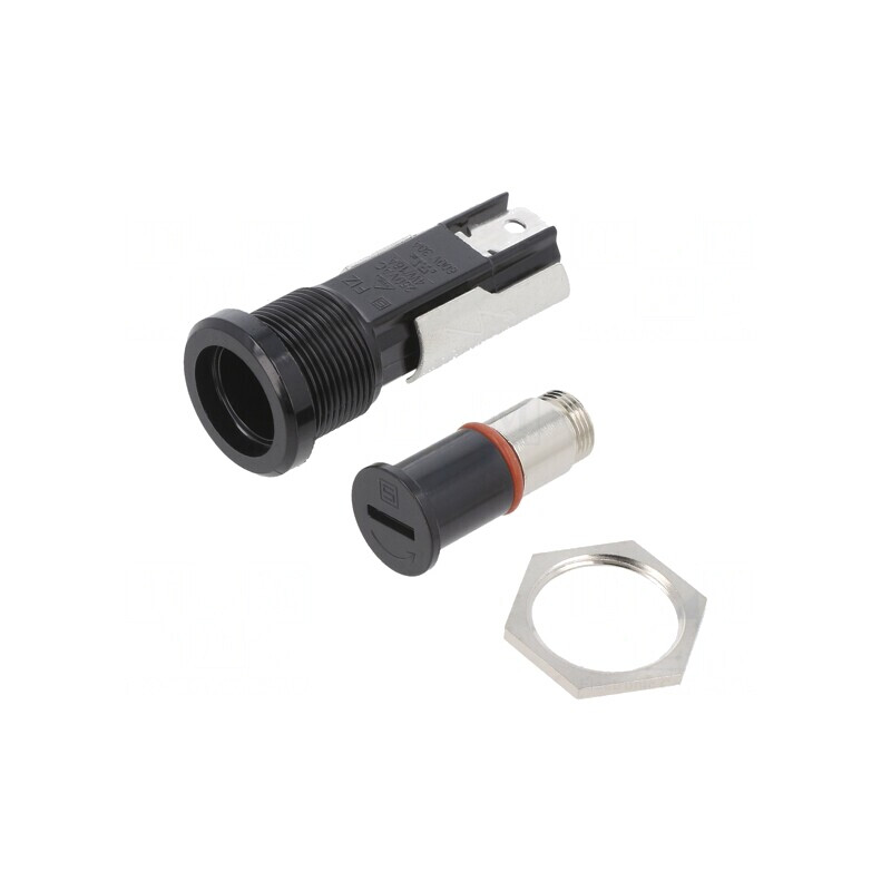 Clemă Siguranțe Cilindrice 16A Panou Neagră 250VAC | Electronic-mag.ro | Componente Electronice Clemă Siguranțe Cilindrice 16A Panou Neagră 250VAC | Electronic-mag.ro | Componente Electronice