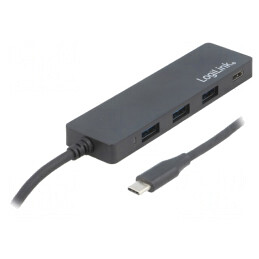 Hub USB 3.0 cu 3 Porturi USB-A și 2 USB-C | Electronic-mag.ro | Componente Electronice