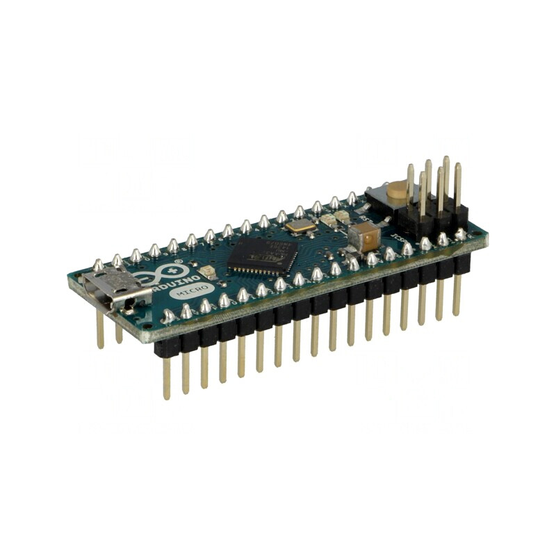 Arduino Micro cu Pini Header ATMEGA32U4 USB B Micro | Electronic-mag.ro | Componente Electronice