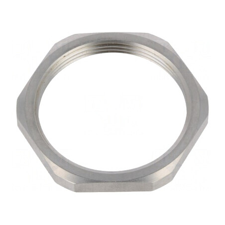 Piuliță M40 oțel inoxidabil 46mm filet metric pas 1.5 | Electronic-mag.ro | Componente Electronice