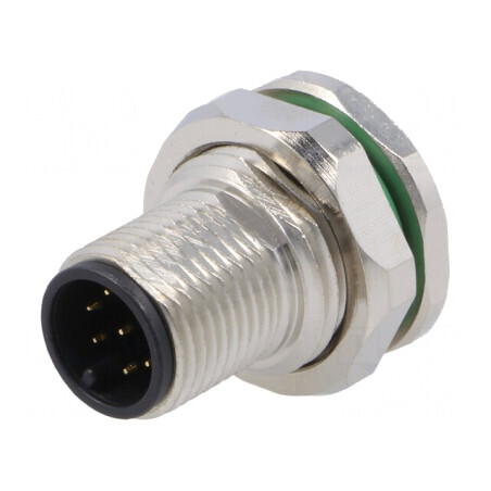 Soclu M12 8 PIN tată IP67 30V | Electronic-mag.ro | Componente Electronice