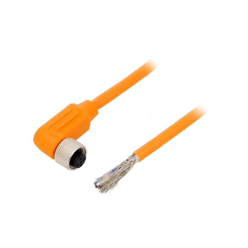 Cablu de conectare M12 5m 60VAC 4A IP67 | Electronic-mag.ro | Componente Electronice