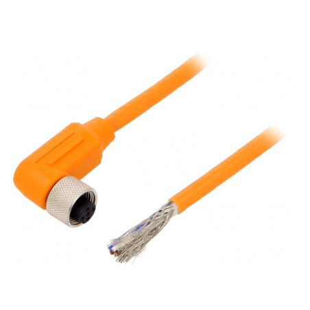 Cablu de conectare M12 5m 60VAC 4A IP67 | Electronic-mag.ro | Componente Electronice