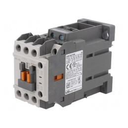 Contactor 3P 220VDC 9A cu Contacte Auxiliare NO NC