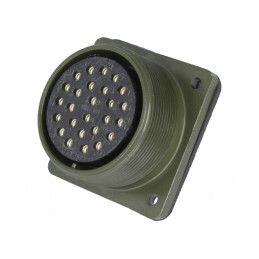 Conector Circular Aluminiu 28 MS/DS Oliv  | Electronic-mag.ro | Componente Electronice