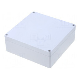 Carcasă Universală Policarbonat 160x160x60mm 1554R2GY | Electronic-mag.ro | Componente Electronice