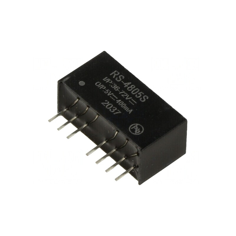 Convertor DC/DC 2W 36-72V la 5V 400mA SIP8 | Electronic-mag.ro | Componente Electronice