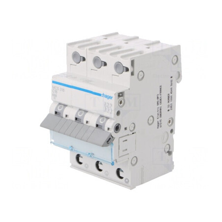 Întrerupător Supracurent 16A 3P 6kA 230/400V | Electronic-mag.ro | Componente Electronice