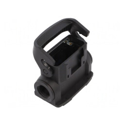 Carcasă pentru conectori HDC Han-Eco A 10A drept | Electronic-mag.ro | Componente Electronice