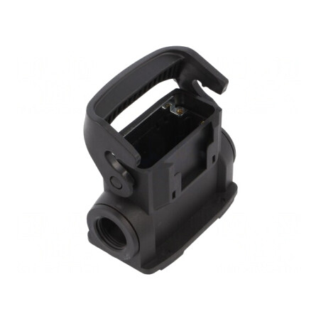 Carcasă pentru conectori HDC Han-Eco A 10A drept | Electronic-mag.ro | Componente Electronice