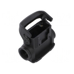 Carcasa pentru Conectori HDC Han-Eco A 10A Drept | Electronic-mag.ro | Componente Electronice