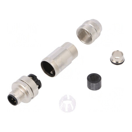 Mufă M12 4 PIN DeviceNet/CANopen Drept Pe Cablu | Electronic-mag.ro | Componente Electronice