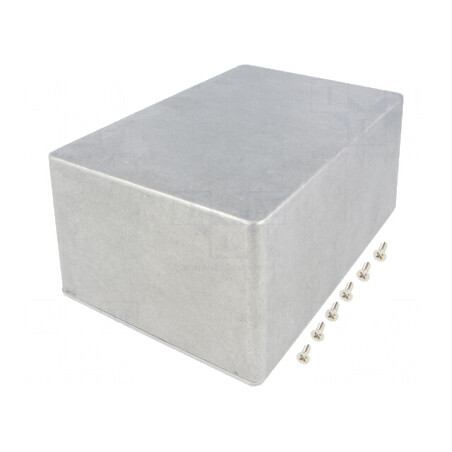 Carcasă Aluminiu Universală IP54 120x188x78mm | Electronic-mag.ro | Componente Electronice