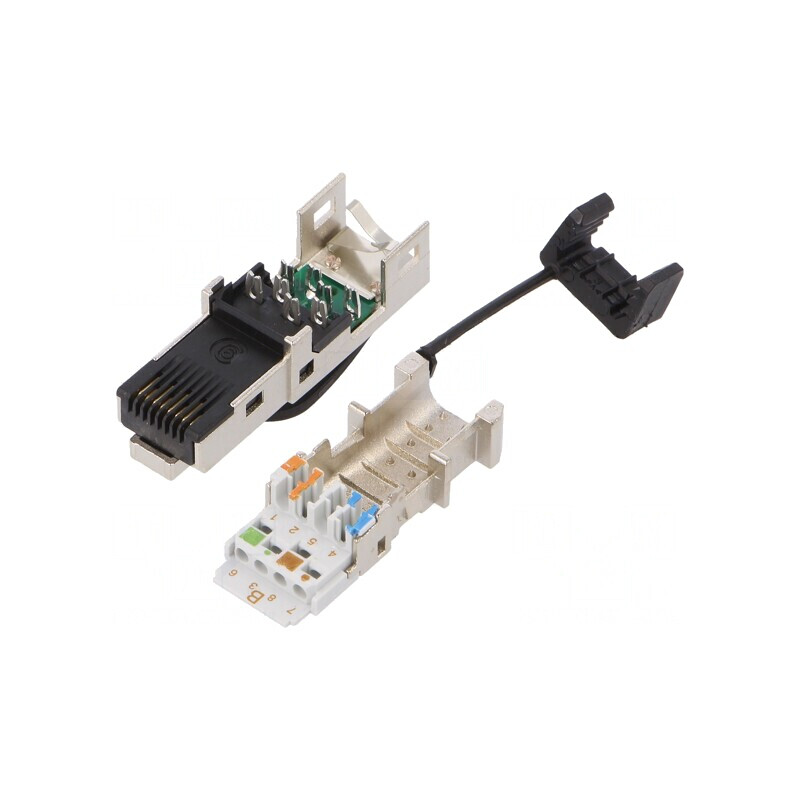 Mufă RJ45 Cat 6a Ecranat Aurit 8p8c | Electronic-mag.ro | Componente Electronice Mufă RJ45 Cat 6a Ecranat Aurit 8p8c | Electronic-mag.ro | Componente Electronice