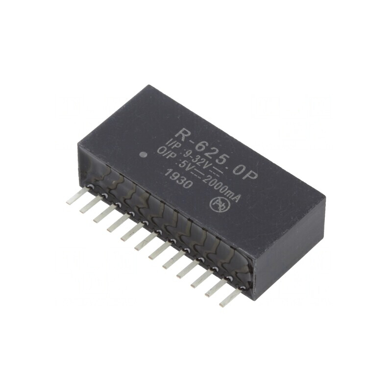 Convertor DC/DC 10W 9-32V la 5V 2A SIP12 PCB | Electronic-mag.ro | Componente Electronice