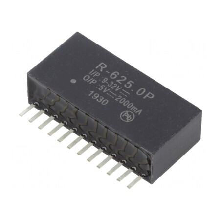 Convertor DC/DC 10W 9-32V la 5V 2A SIP12 PCB | Electronic-mag.ro | Componente Electronice
