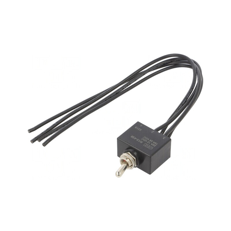 Comutator basculant DPST ON-OFF 25A 12VDC | Electronic-mag.ro | Componente Electronice