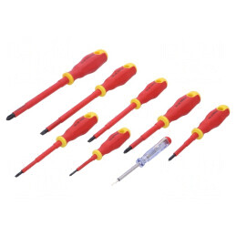 Kit Șurubelnițe Izolate 8 Bucăți HV-1808 | Electronic-mag.ro | Componente Electronice