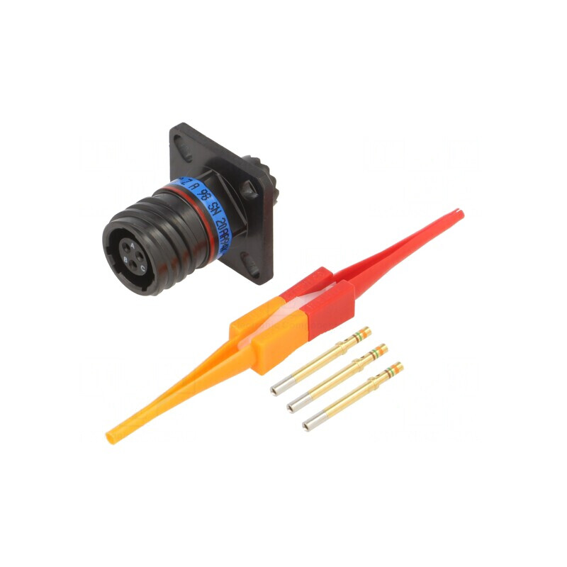 Conector militar soclu 9 MIL-DTL-38999 Series III | Electronic-mag.ro | Componente Electronice