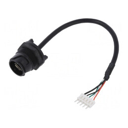 Conector USB B Micro Soclu 4 PIN Tip Baionetă USB Buccaneer PXP4043/B | Electronic-mag.ro | Componente Electronice