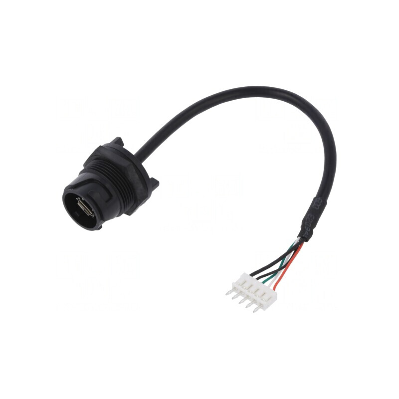 Conector USB B Micro Soclu 4 PIN Tip Baionetă USB Buccaneer PXP4043/B | Electronic-mag.ro | Componente Electronice