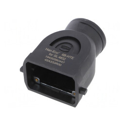 Carcasă conectori HDC Han-Eco B 6B drept | Electronic-mag.ro | Componente Electronice