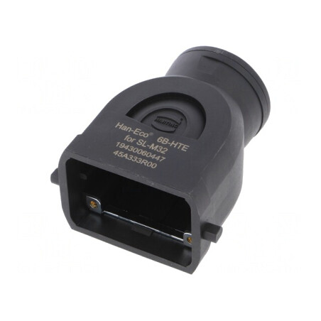 Carcasă conectori HDC Han-Eco B 6B drept | Electronic-mag.ro | Componente Electronice
