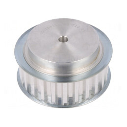 Roată de curea T10 aluminiu 25mm 40 dinți | Electronic-mag.ro | Componente Electronice