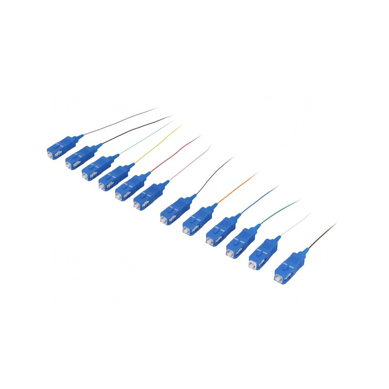 Kit Dispozitiv Fibră Optică OS2 SC/UPC 2m LSZH 12buc. | Electronic-mag.ro | Componente Electronice