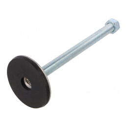 Picioruș antialunecare cu rondelă, bază 80mm M16 | Electronic-mag.ro | Componente Electronice